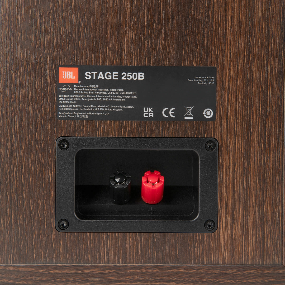 JBL Stage 250B 5.25" Bookshelf Speakers - Pair (Black)