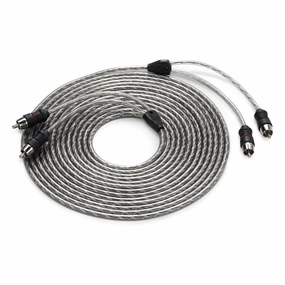 JL Audio Twisted-Pair RCA Male to RCA Male Cable - 18 ft. (5.49m)