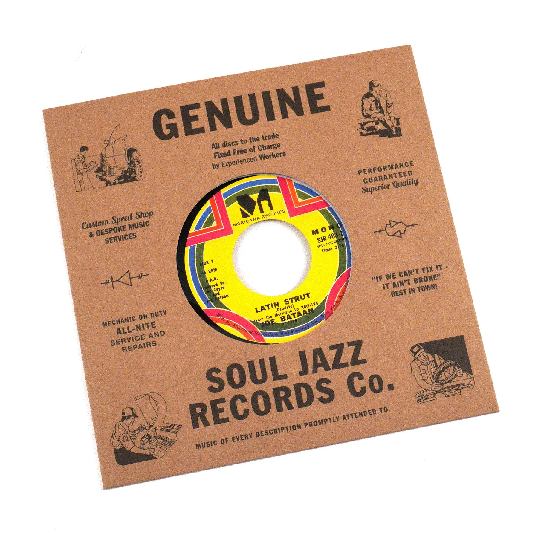 Joe Bataan: Latin Strut Vinyl 7" - LIMIT 1 PER CUSTOMER
