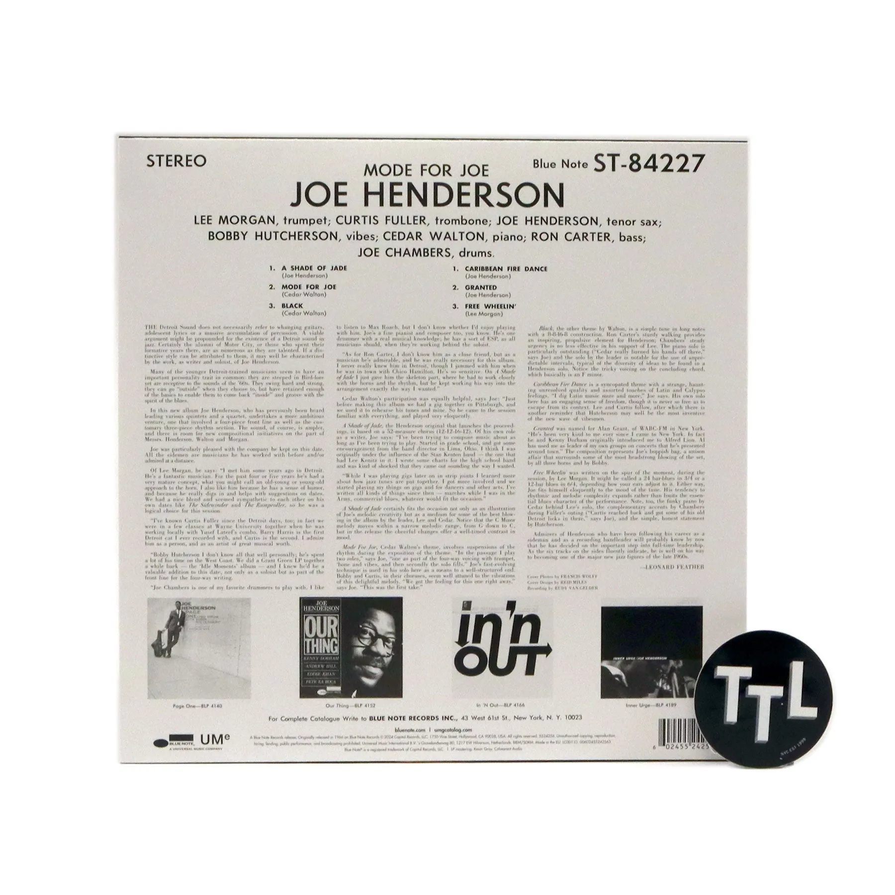 Joe Henderson: Mode For Joe (180g) Vinyl LP
