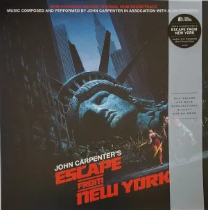 John Carpenter In Association With Alan Howarth  John Carpenter's Escape From New York (Original Film Soundtrack - New Expanded Edition) - COLOURED LP  (Arrives in 4 Days) hi-fi speaker damping kit,hi-fi panel absorber,hi-fi bass trap