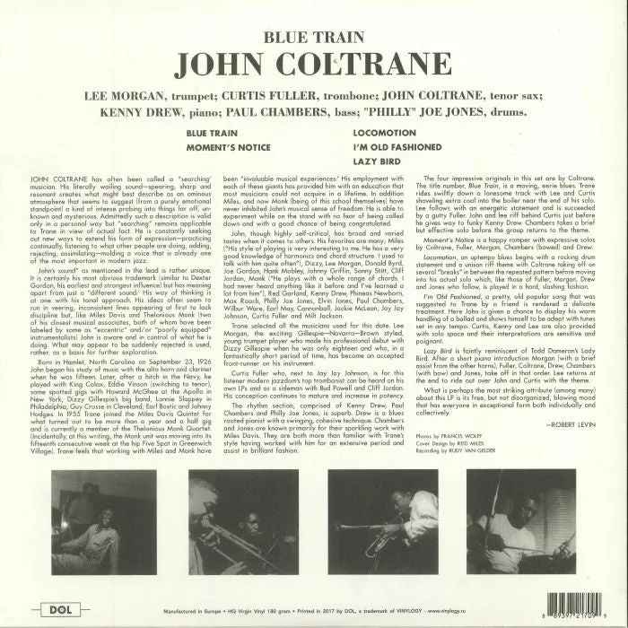 John Coltrane C Blue Train (Arrives in 7 Days)
