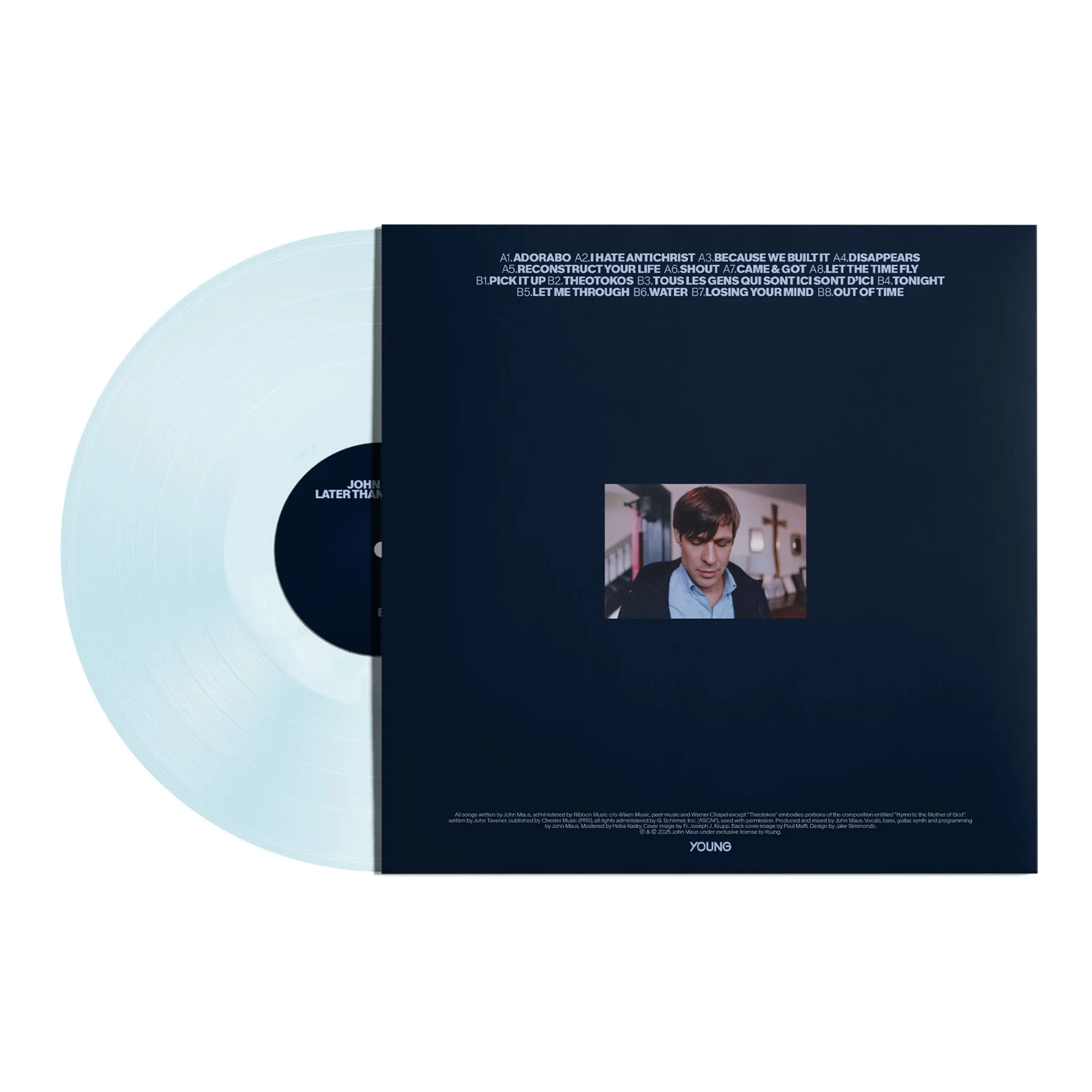 John Maus: Later Than You Think (Indie Exclusive Colored Vinyl) Vinyl LP - PRE-ORDER