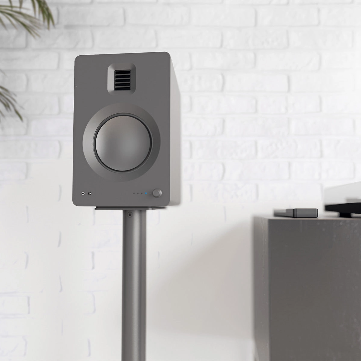 Kanto SP26PL 26" Bookshelf Speaker Stands with Rotating Top Plates and Cable Management  Pair (Black)