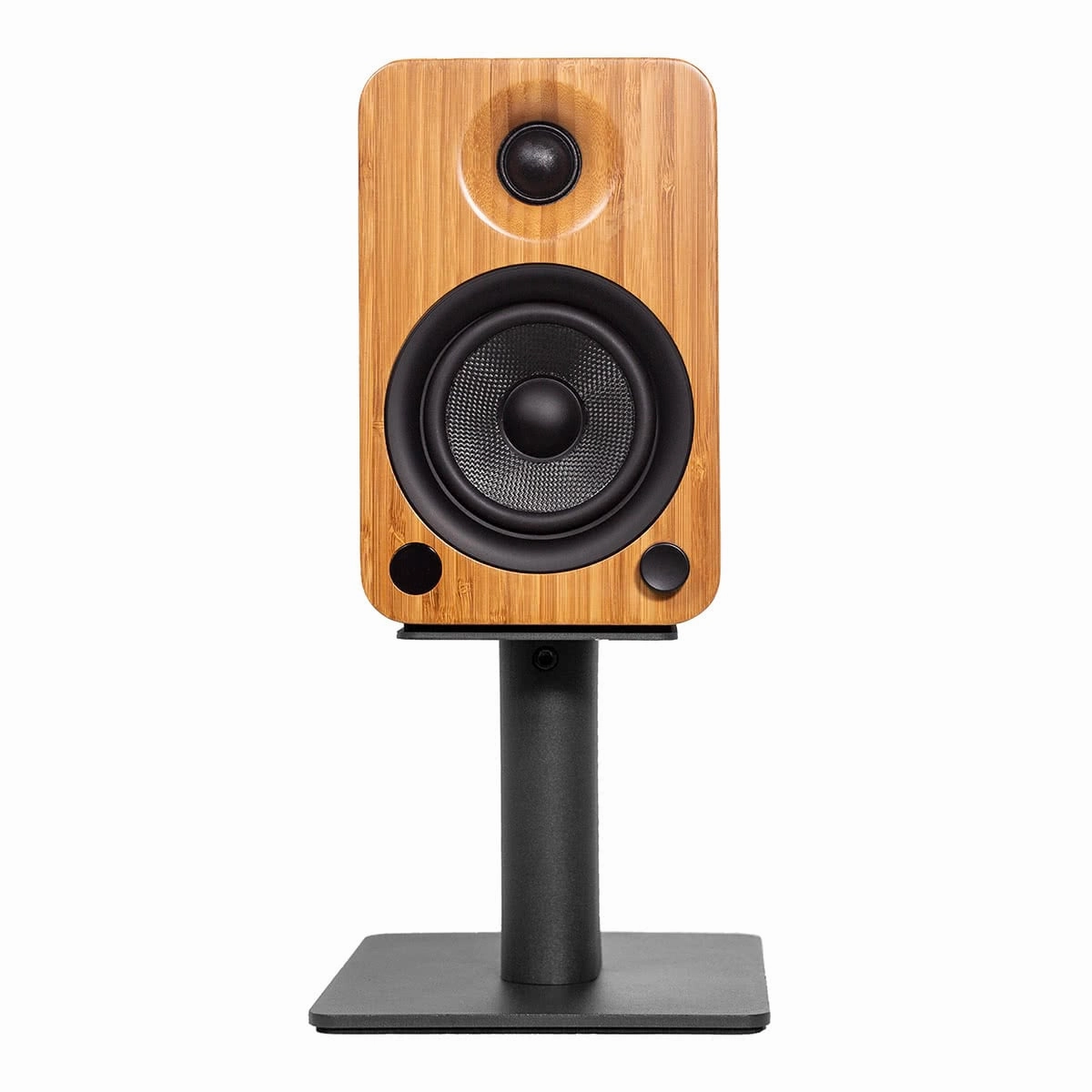 Kanto SP6HD 6" Universal Desktop Speaker Stands with Rotating Top Plates and Cable Management - Pair (Black)
