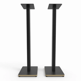 Kanto ST34P 34" Universal Bookshelf Speaker Floor Stand with Plywood Base- Black (Pair)