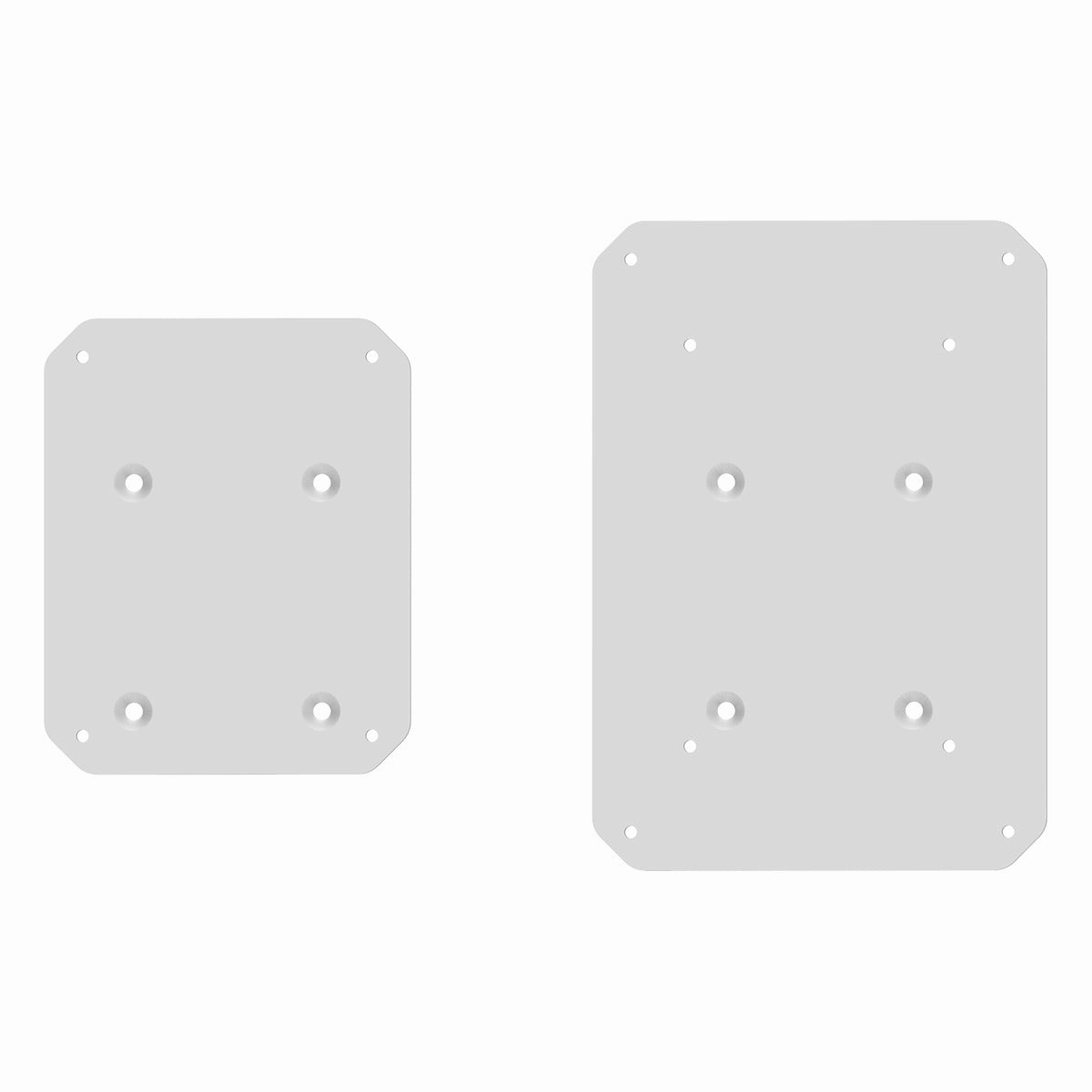 Kanto SX26 26" Tall Fillable Speaker Stands with Isolation Feet - Pair (White)