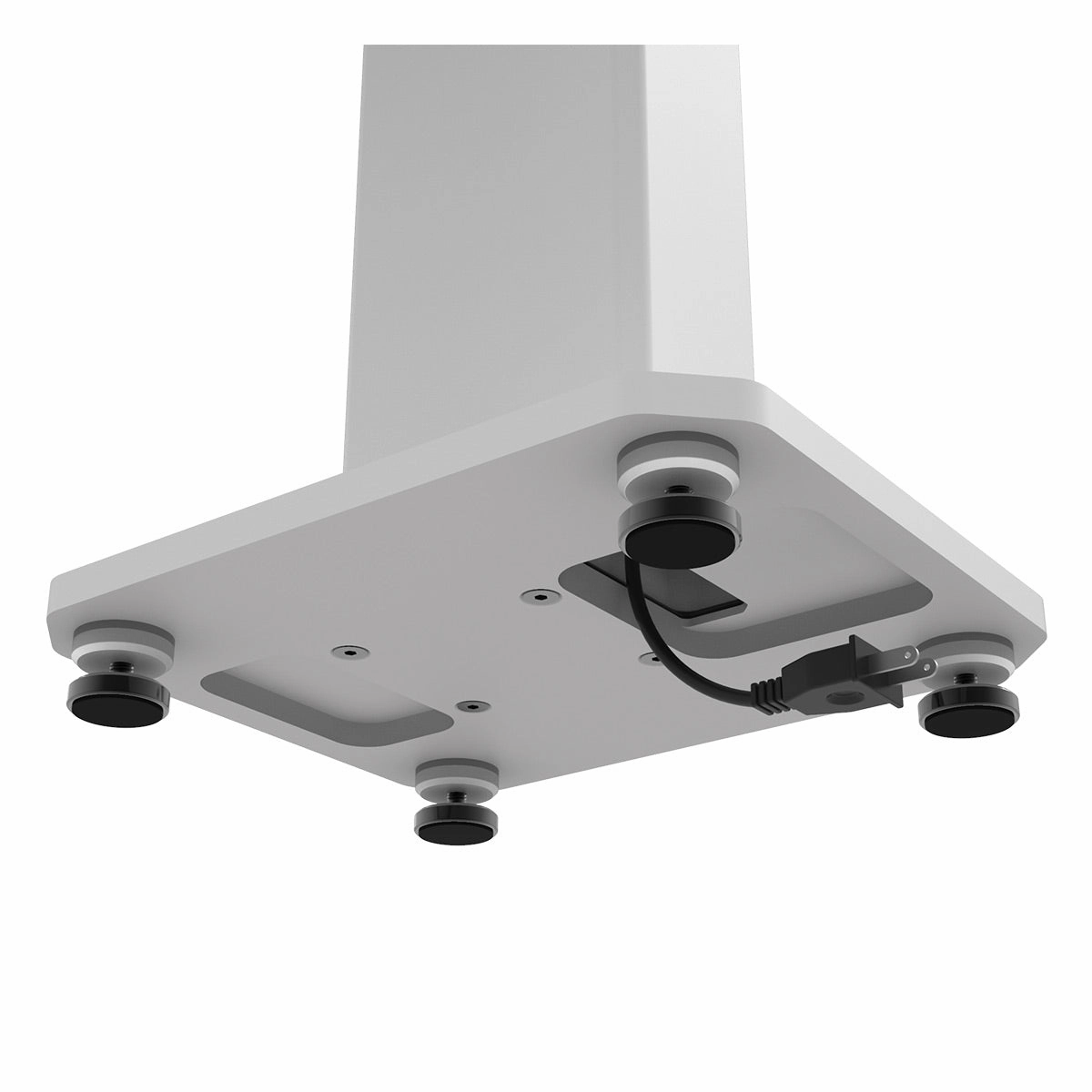 Kanto SX26 26" Tall Fillable Speaker Stands with Isolation Feet - Pair (White)