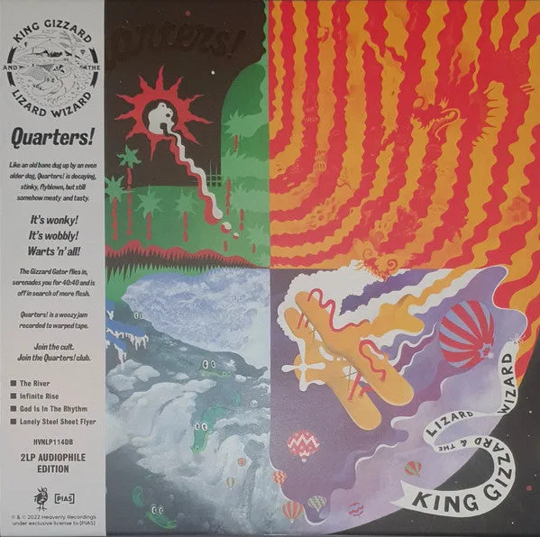 King Gizzard And The Lizard Wizard C Quarters! (Arrives in 4 days ) hi-fi amp for vinyl,hi-fi class A tube amp,hi-fi amp with phono input