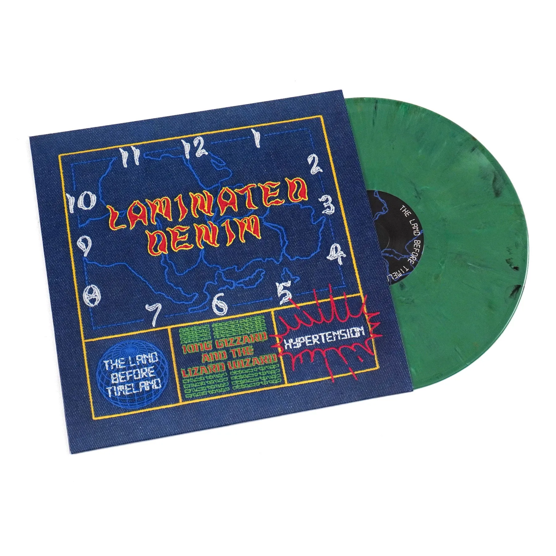 King Gizzard And The Lizard Wizard: Laminated Denim (Lucky Rainbow Colored Vinyl) Vinyl LP hi-fi studio monitoring,hi-fi nearfield speakers,hi-fi farfield speakers