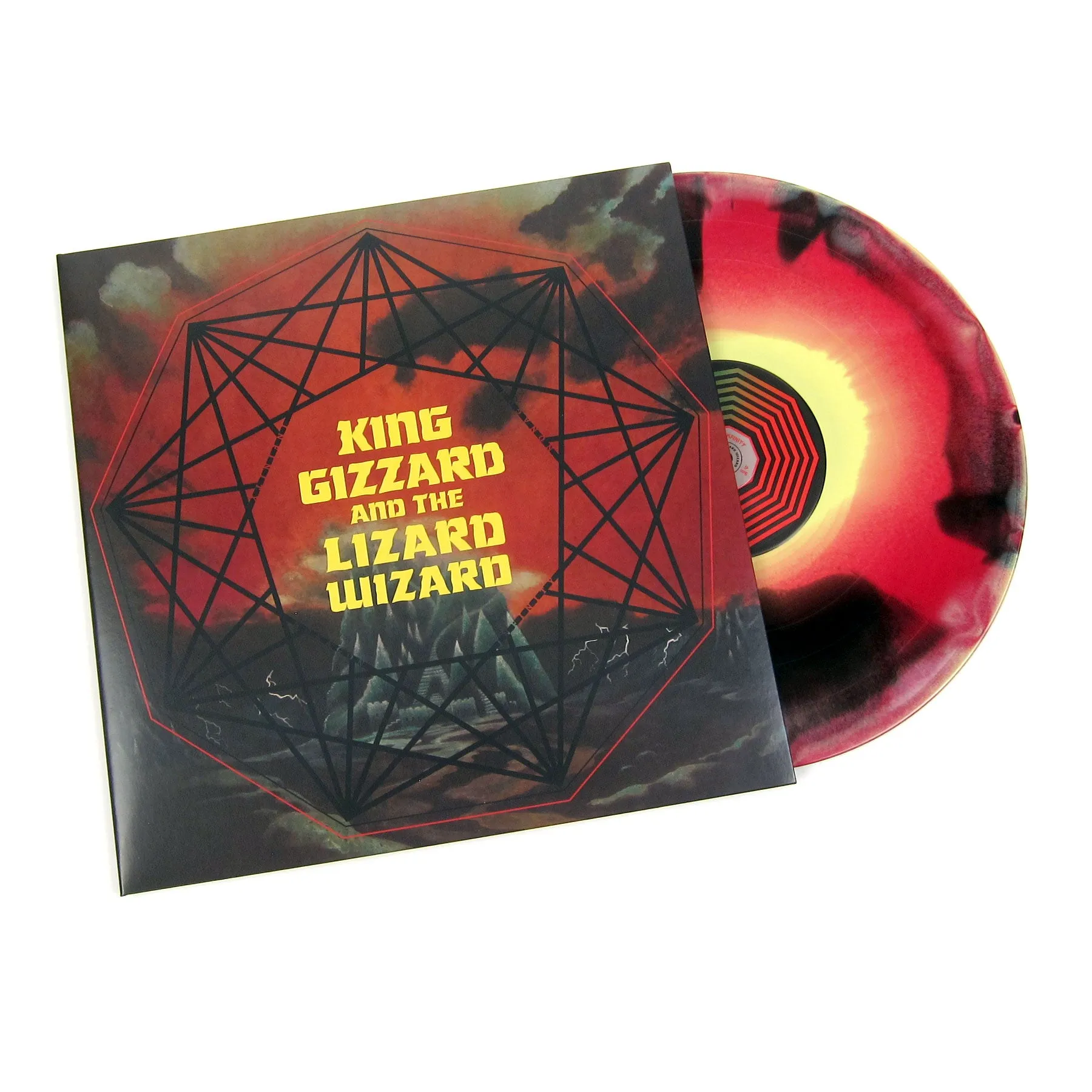 King Gizzard And The Lizard Wizard: Nonagon Infinity (Yellow/Red/Black Marble Colored Vinyl) Vinyl LP hi-fi soundproof solution,hi-fi wall mount speakers,hi-fi ceiling speakers