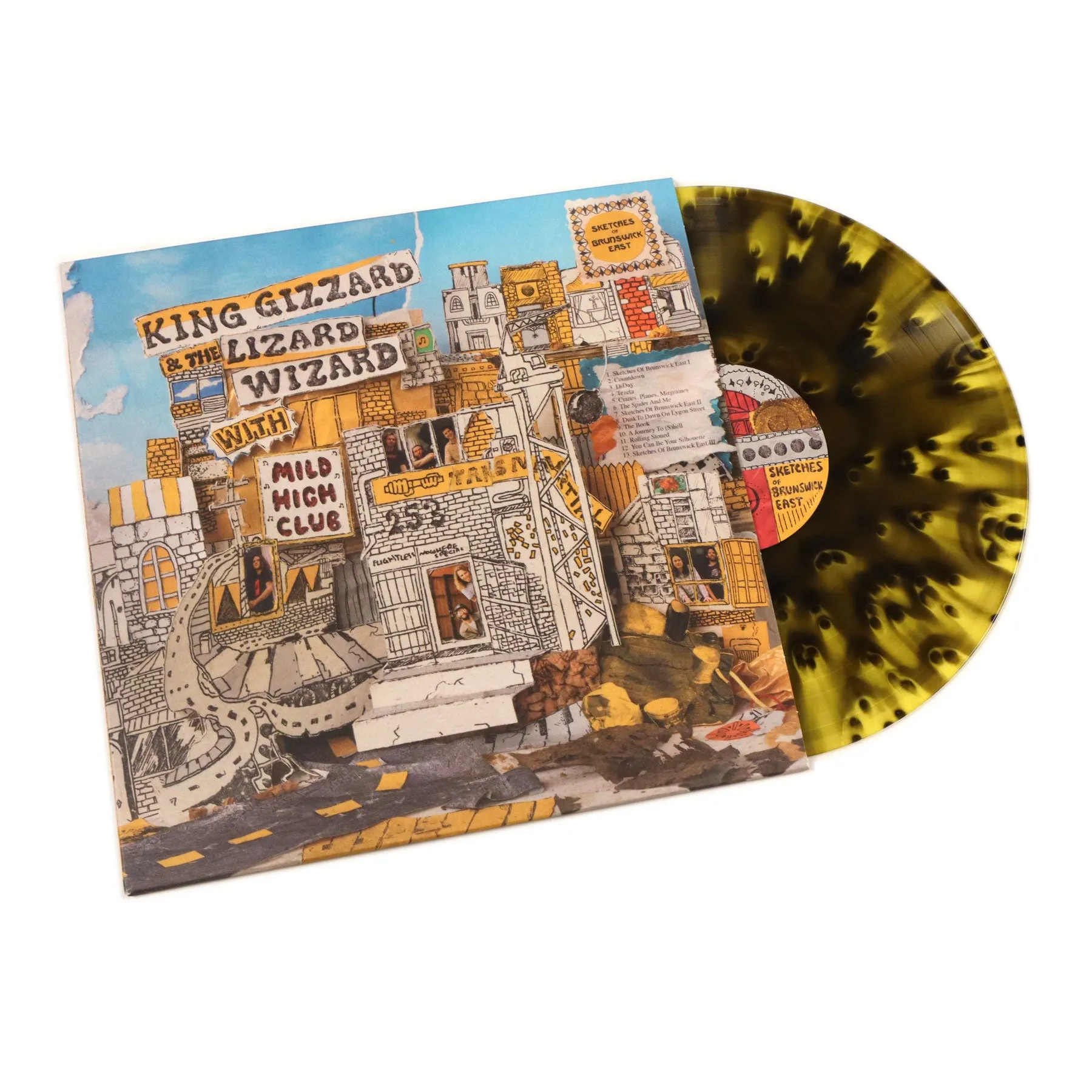 King Gizzard And The Lizard Wizard With Mild High Club: Sketches Of Brunswick East (Migraine Colored Vinyl) Vinyl LP hi-fi studio monitoring,hi-fi nearfield speakers,hi-fi farfield speakers