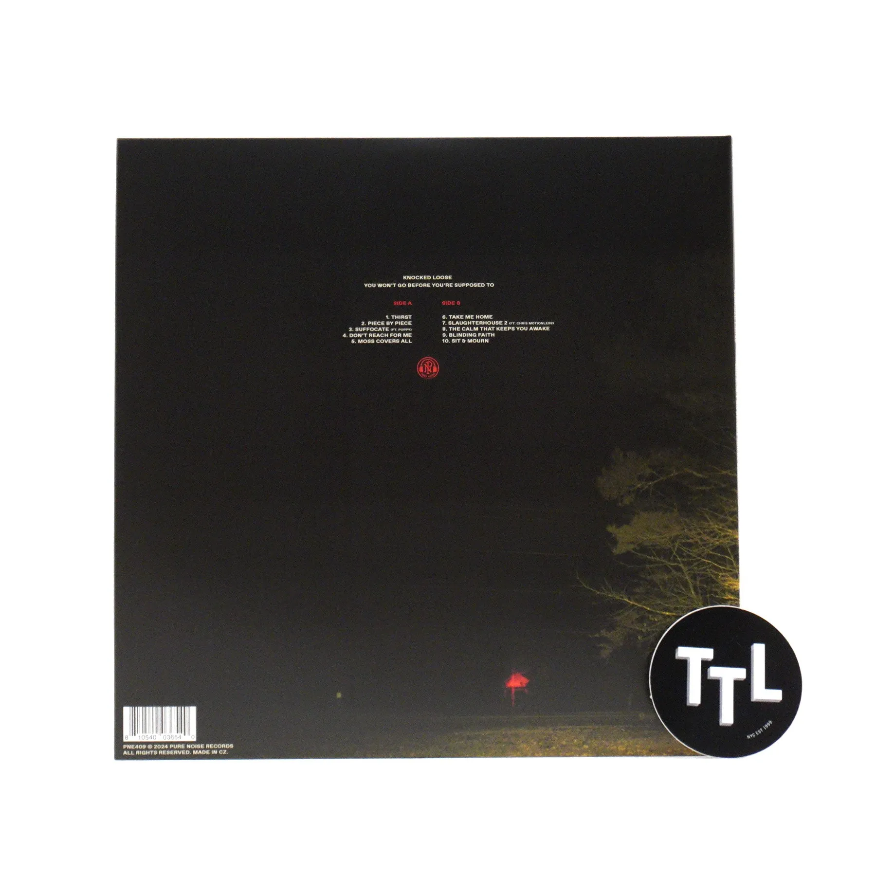 Knocked Loose: You Won't Go Before You're Supposed To (Onyx Marble Colored Vinyl) Vinyl LP