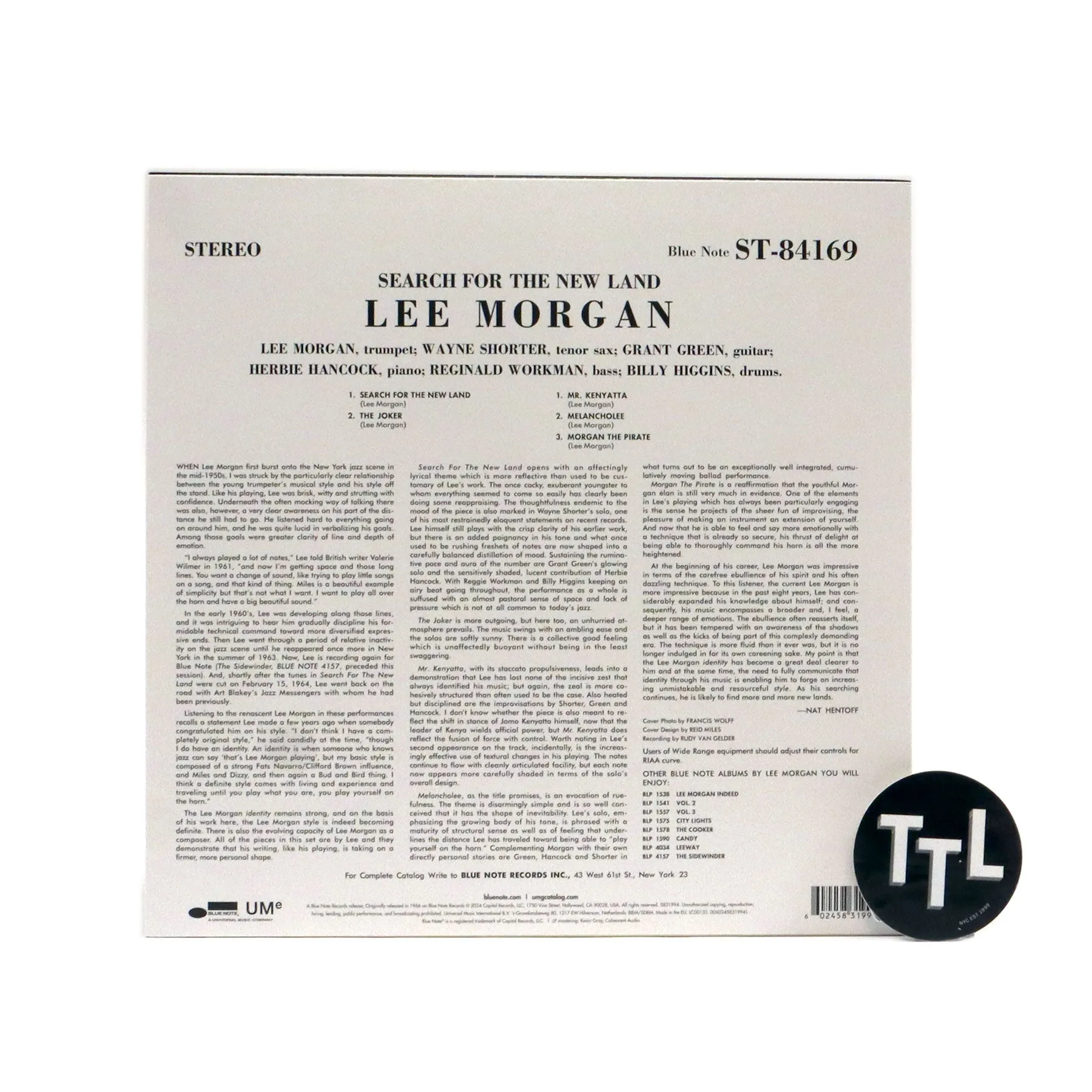 Lee Morgan: Search For The New Land (180g) Vinyl LP