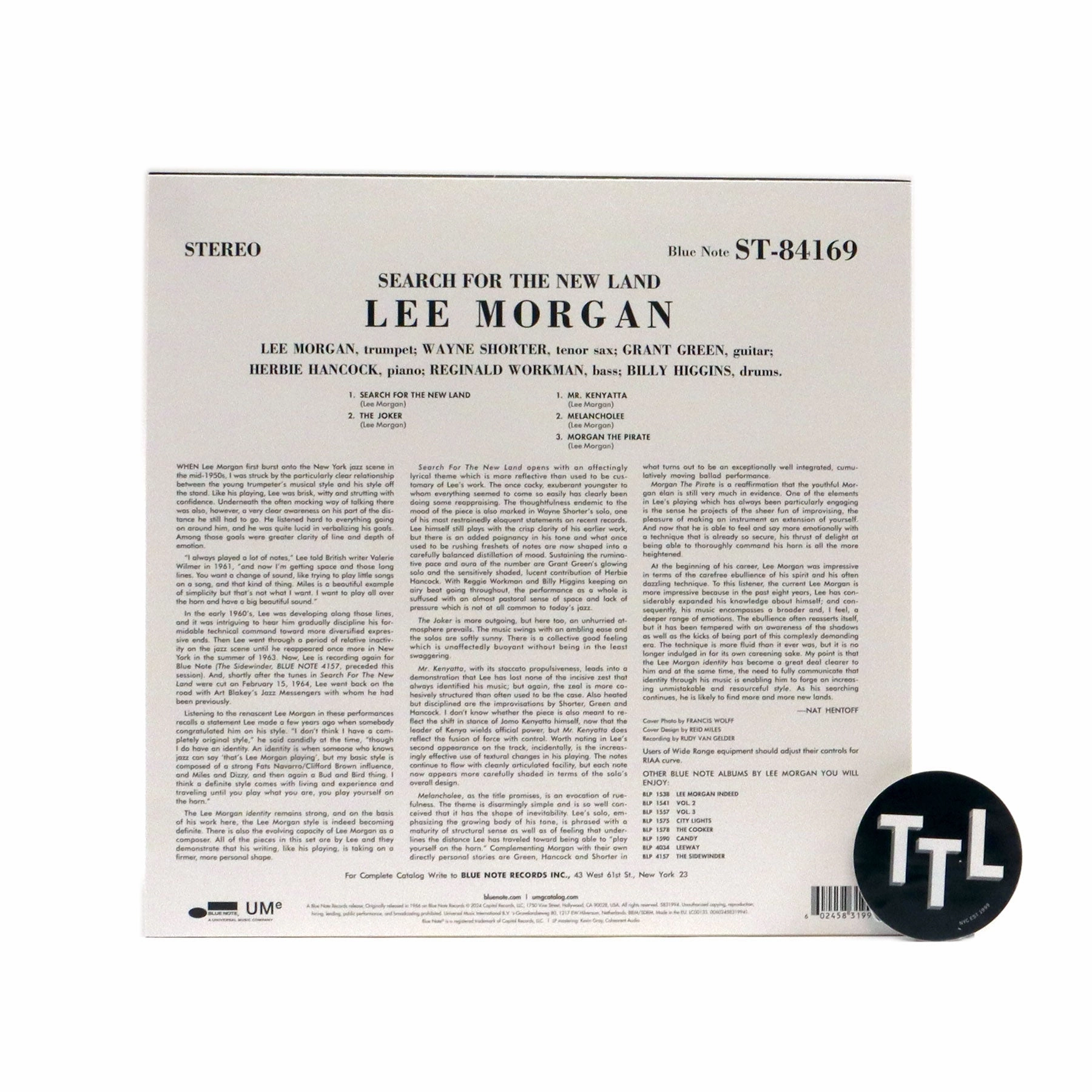 Lee Morgan: Search For The New Land (180g) Vinyl LP