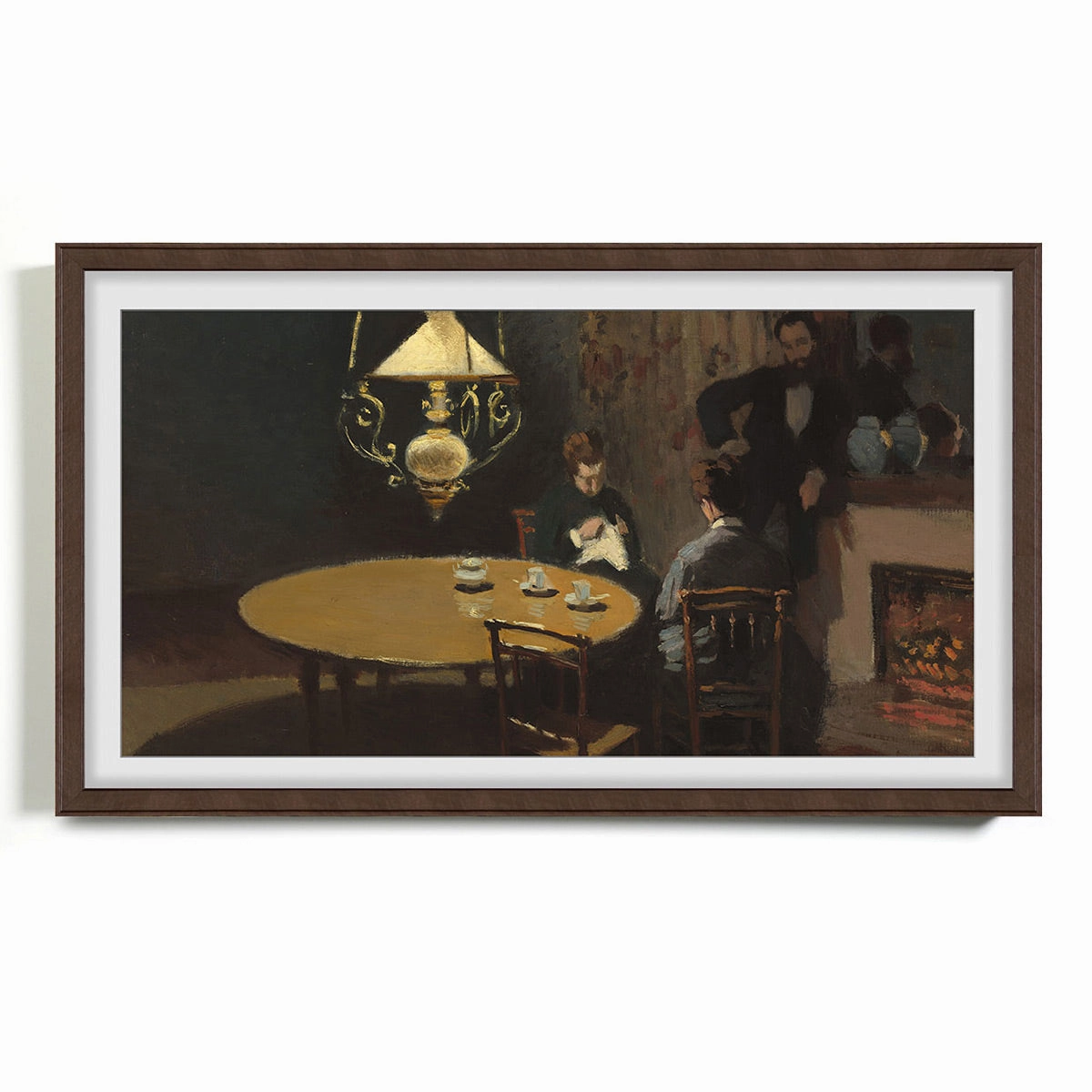 Leon 65" Studio Frame for Sony Bravia XR-65X93L Display (Studio Walnut)