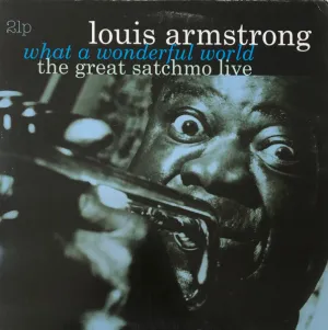 Louis Armstrong  What A Wonderful World: The Great Satchmo Live  (Arrives in 4 Days) hi-fi music center,hi-fi speaker grill,hi-fi equipment organizer