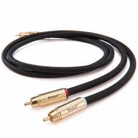 McIntosh CA1M Unbalanced Male to Male RCA Audio Cables - Pair - 3.28 ft. (1m)
