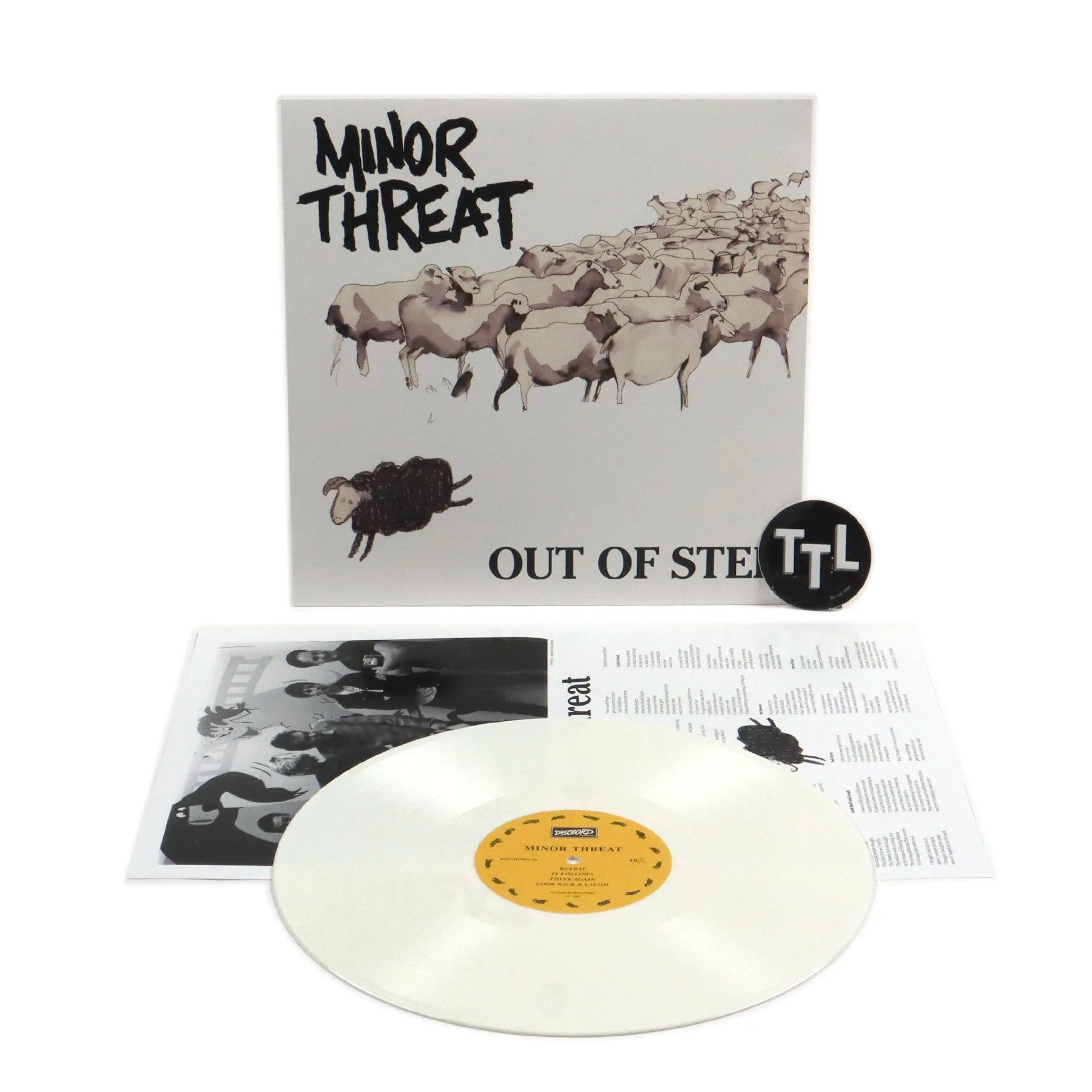 Minor Threat: Out Of Step (White Colored Vinyl) Vinyl LP