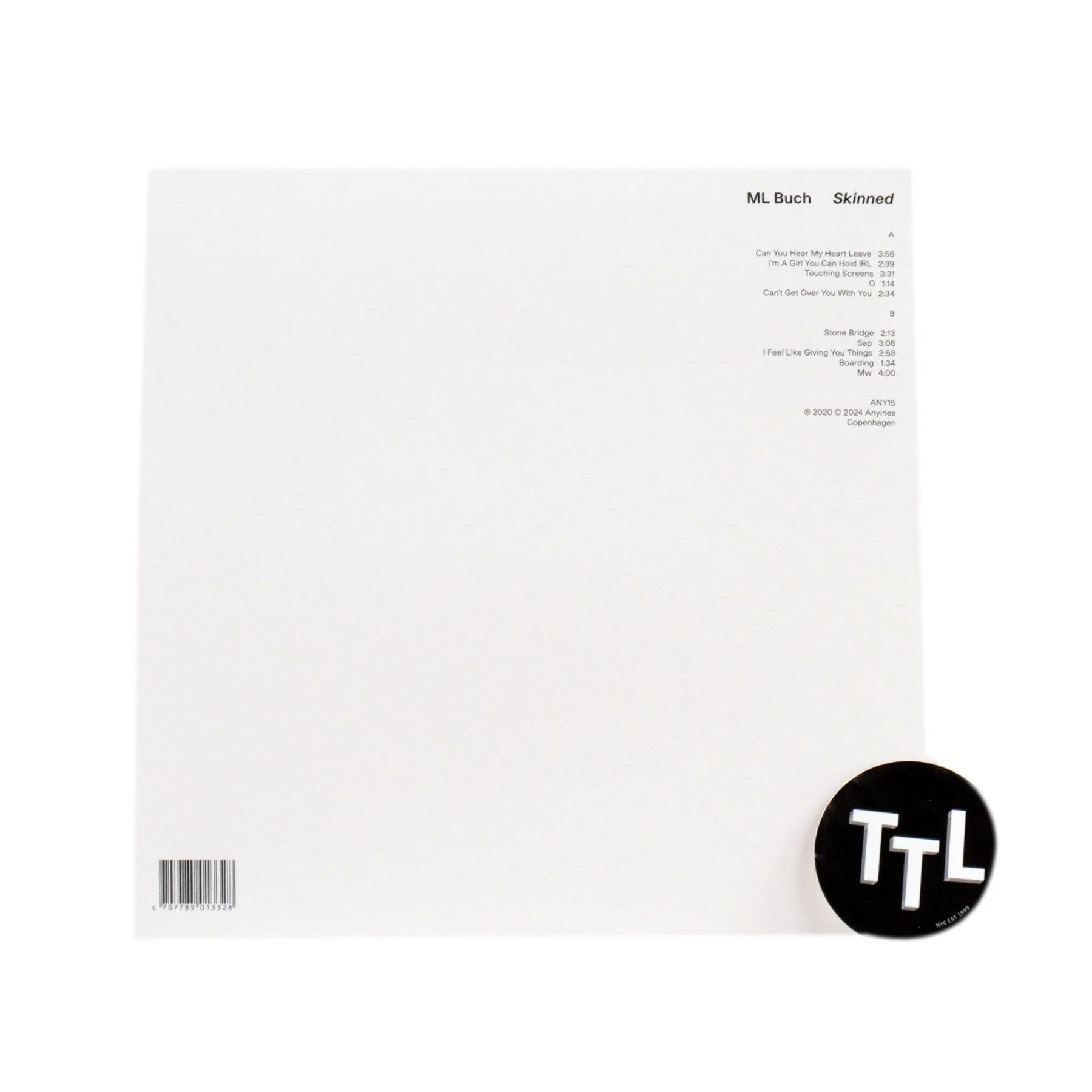 ML Buch: Skinned Vinyl LP