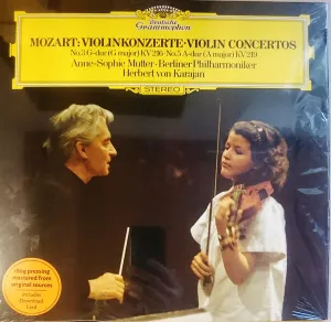 Mozart* - Anne-Sophie Mutter  Berliner Philharmoniker, Herbert von Karajan  Violinkonzerte  Violin Concertos (No.3 G-dur (G Major) KV 216  No.5 A-dur (A Major) KV 219) (Arrives in 4 days) hi-fi magnetic shield,hi-fi DIY amplifier kit,hi-fi signal booster