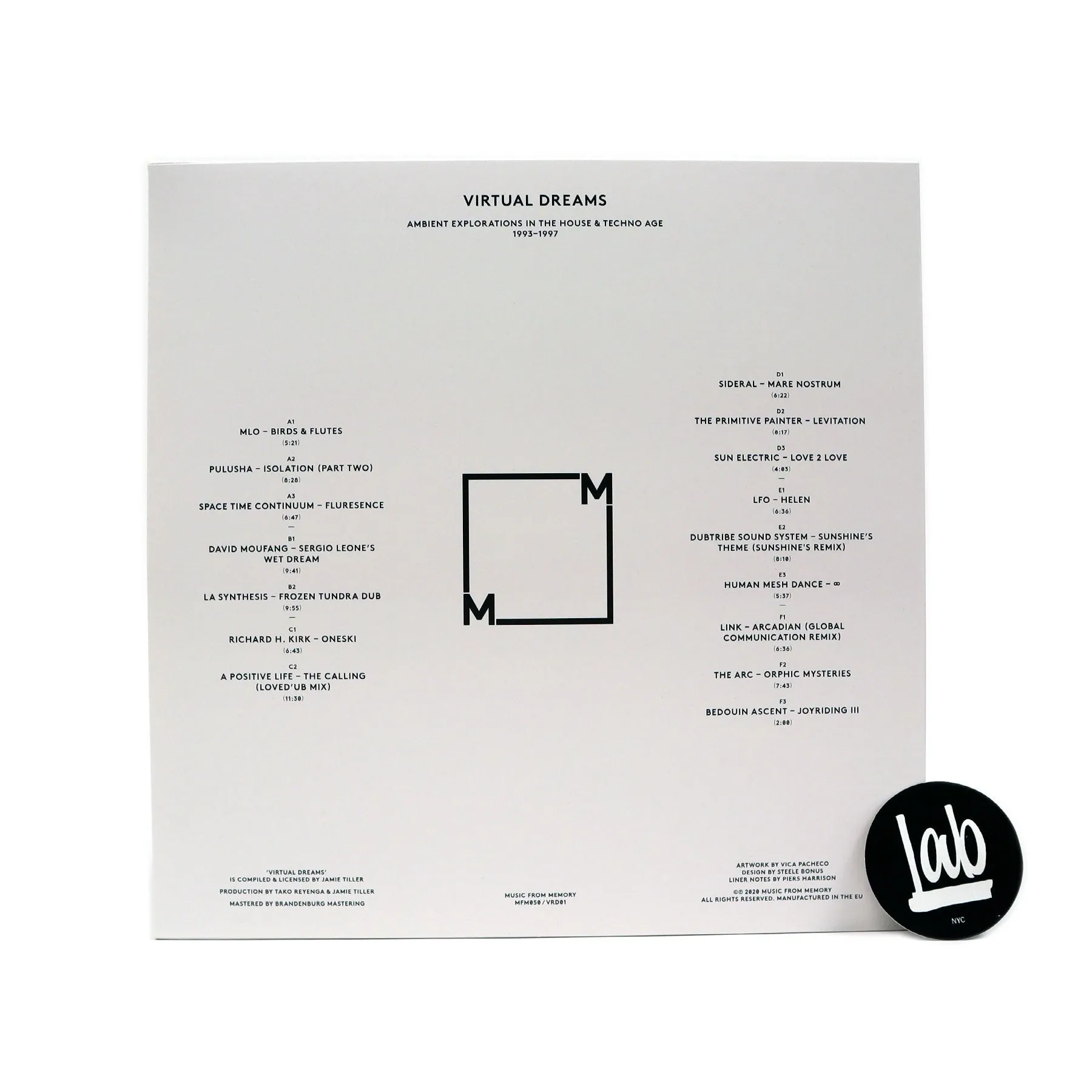 Music From Memory: Virtual Dreams - Ambient Explorations In The House & Techno Age 1993-97 Vinyl 3LP