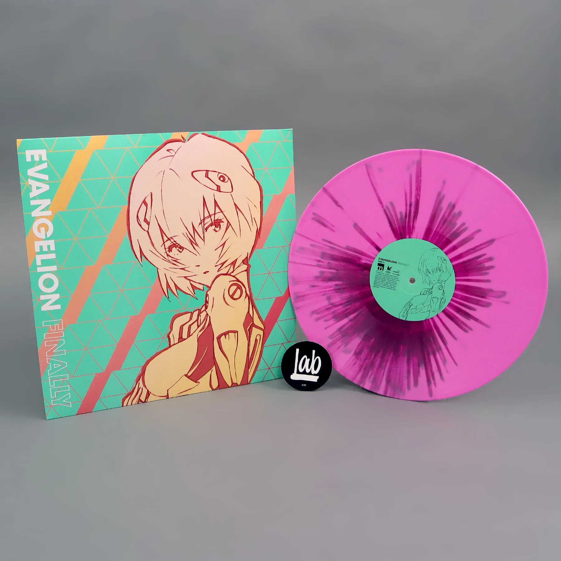 Neon Genesis Evangelion: Evangelion Finally Soundtrack (Pink Splatter Colored Vinyl) Vinyl 2LP