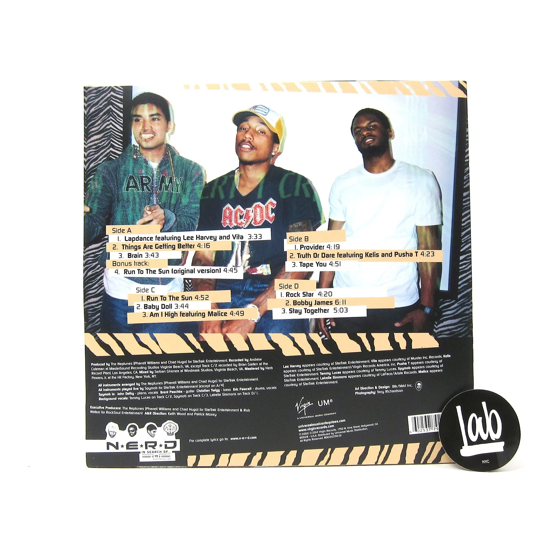 N.E.R.D: In Search Of (Colored Vinyl) Vinyl 2LP