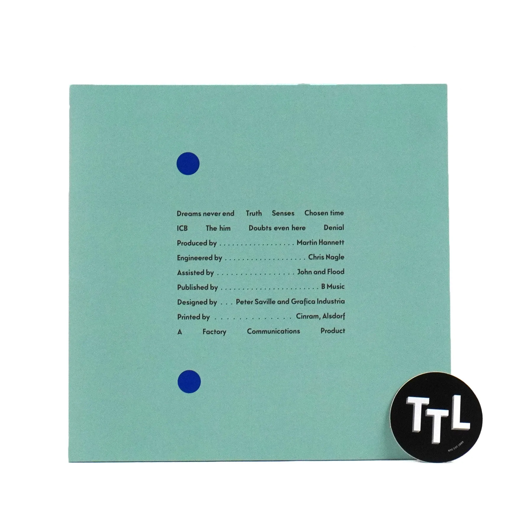 New Order: Movement Vinyl LP