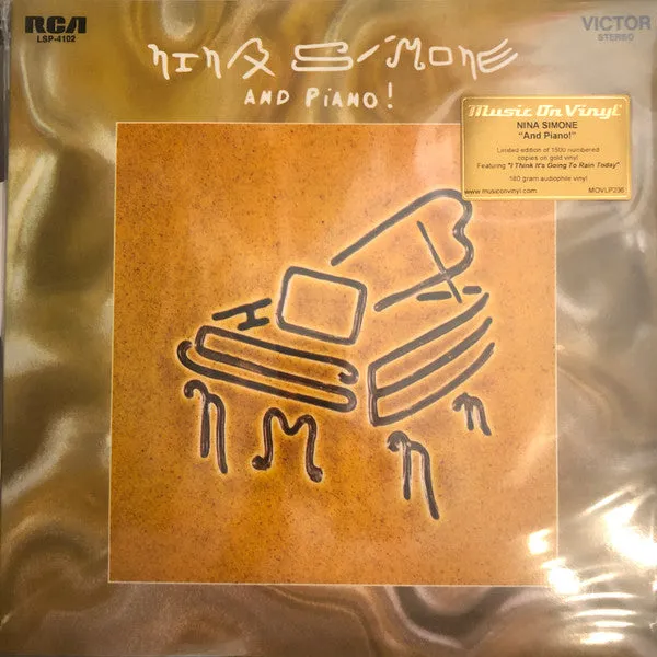NINA SIMONE-NINA SIMONE AND PIANO!   (ARRIVES IN 4 DAYS ) hi-fi speaker damping kit,hi-fi panel absorber,hi-fi bass trap