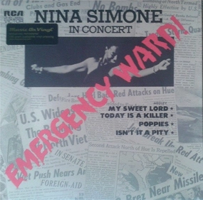 NINA SIMONE-IN CONCERT - EMERGENCY WARD  (Arrives in 4 Days) hi-fi amp for vinyl,hi-fi class A tube amp,hi-fi amp with phono input