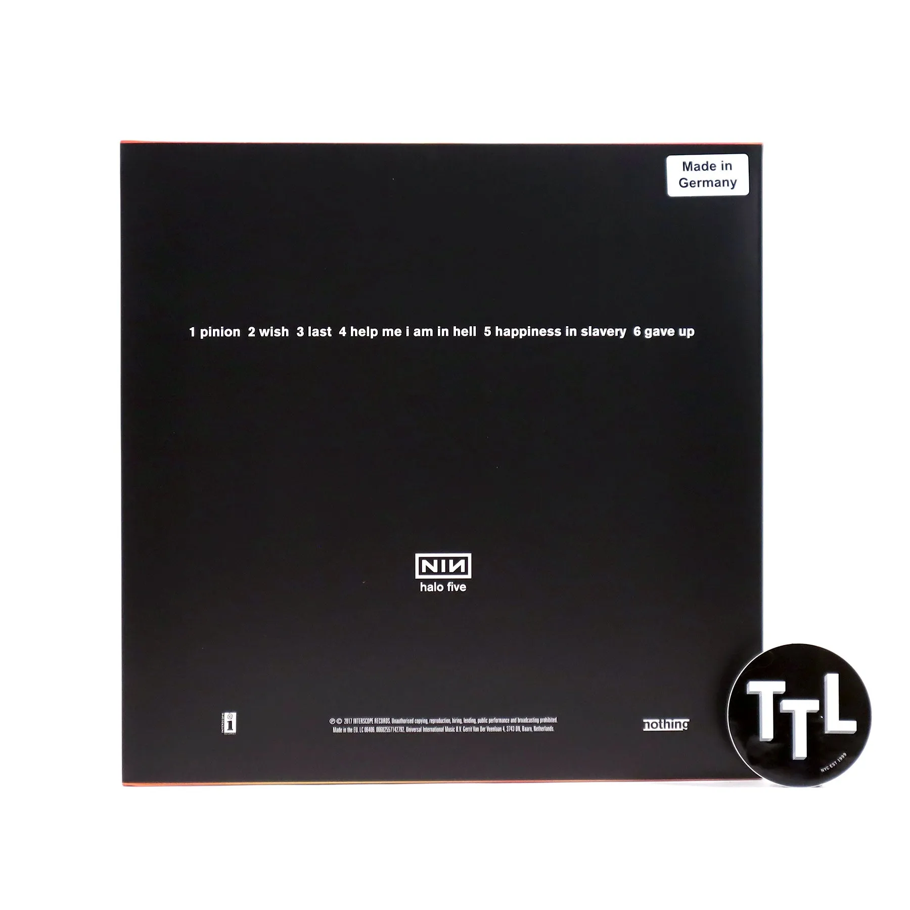 Nine Inch Nails: Broken (180g) Vinyl LP 7"