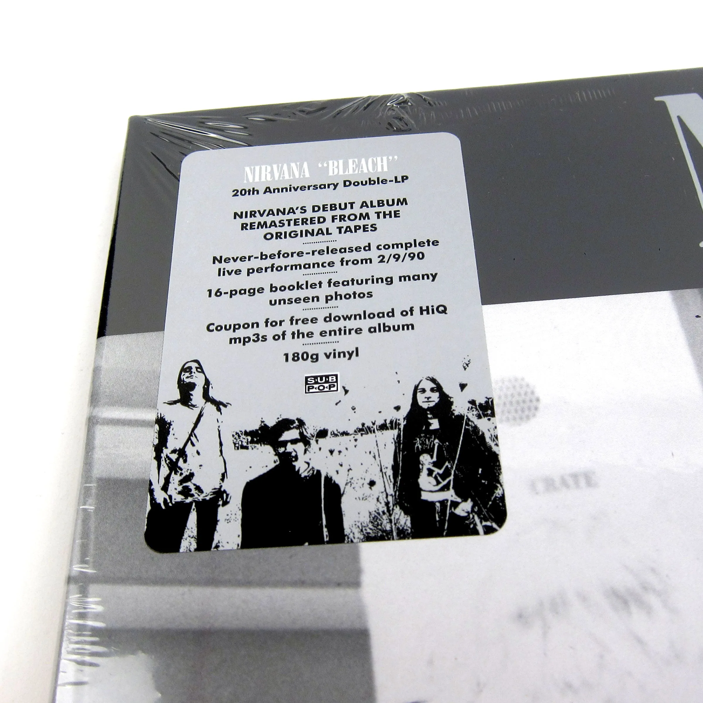 Nirvana: Bleach 20th Anniversary (180g, Book) Vinyl 2LP