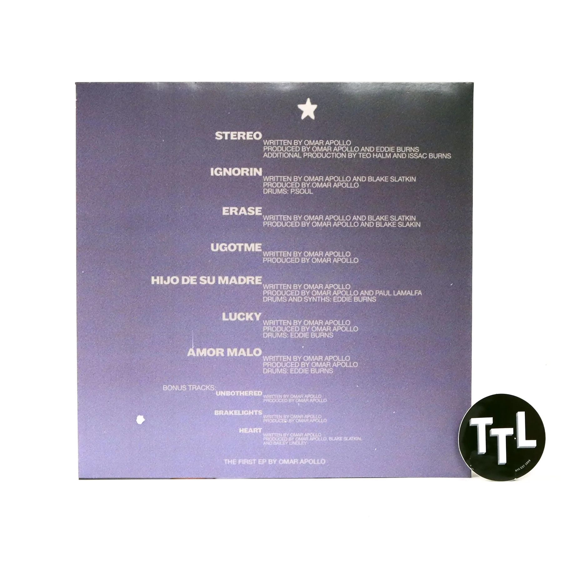 Omar Apollo: Stereo (Indie Exclusive Colored Vinyl) Vinyl LP
