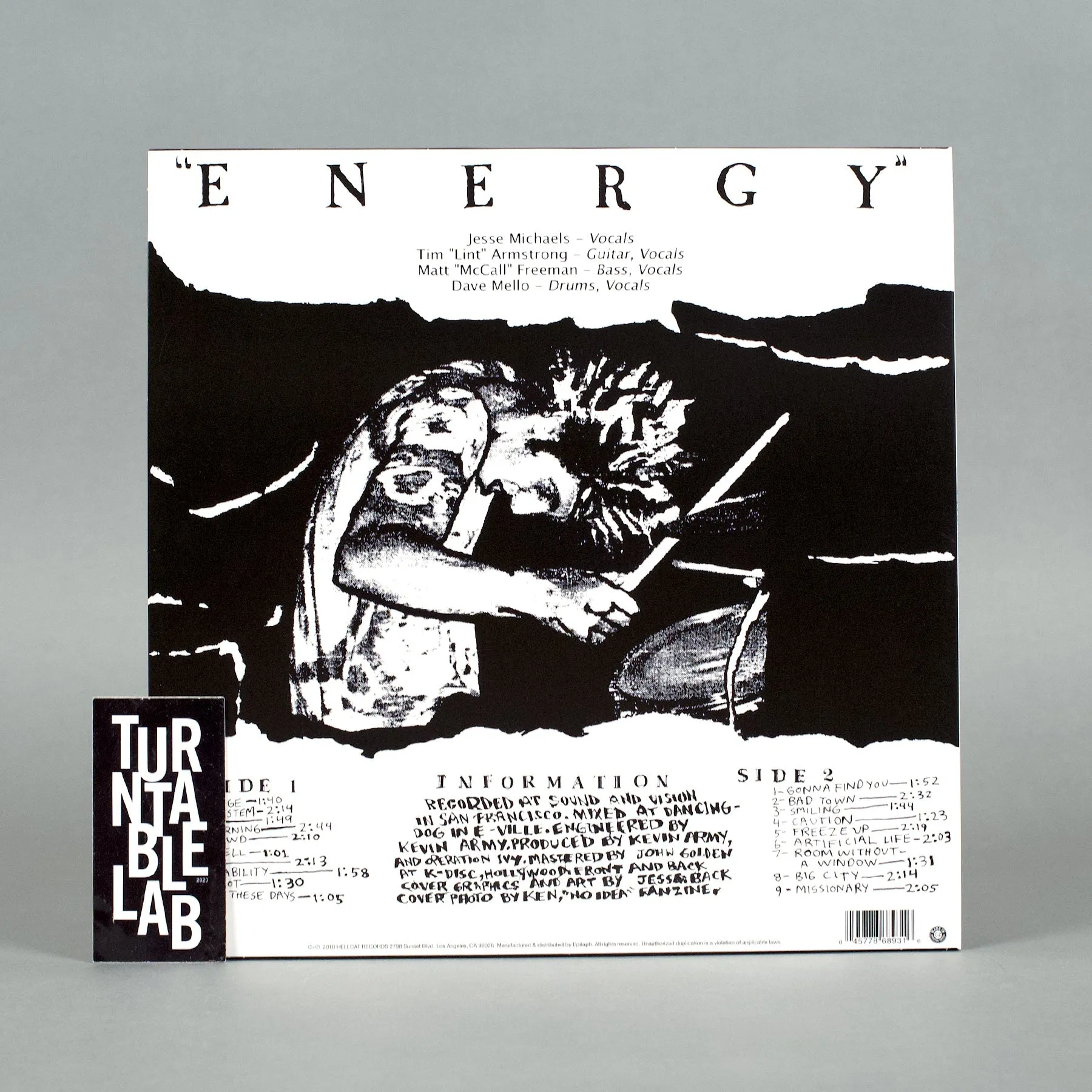 Operation Ivy: Energy (Colored Vinyl) Vinyl LP - Turntable Lab Exclusive - PRE-ORDER