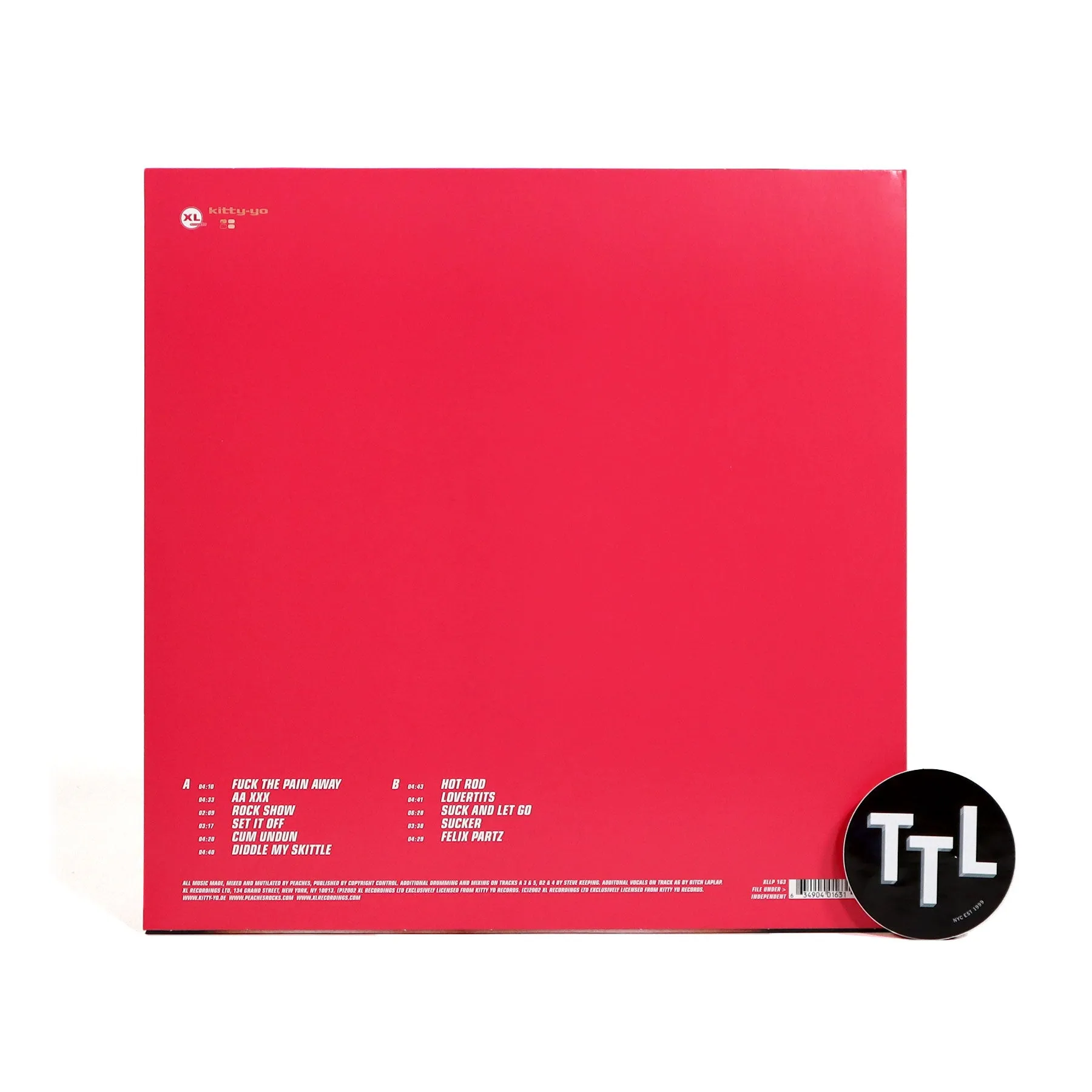 Peaches: The Teaches Of Peaches Vinyl LP