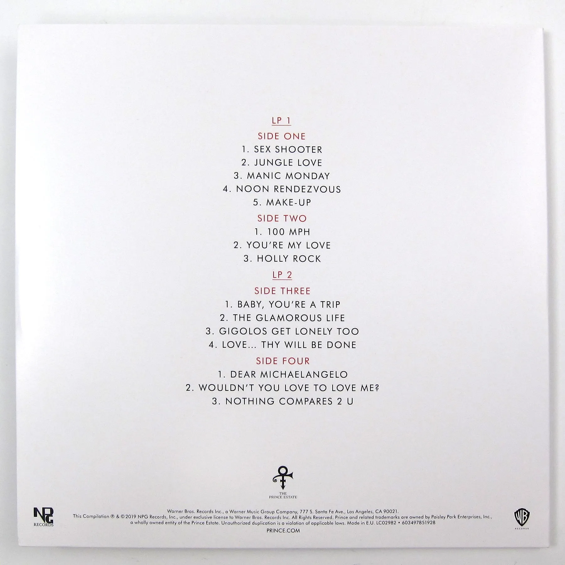 Prince: Originals Vinyl 2LP