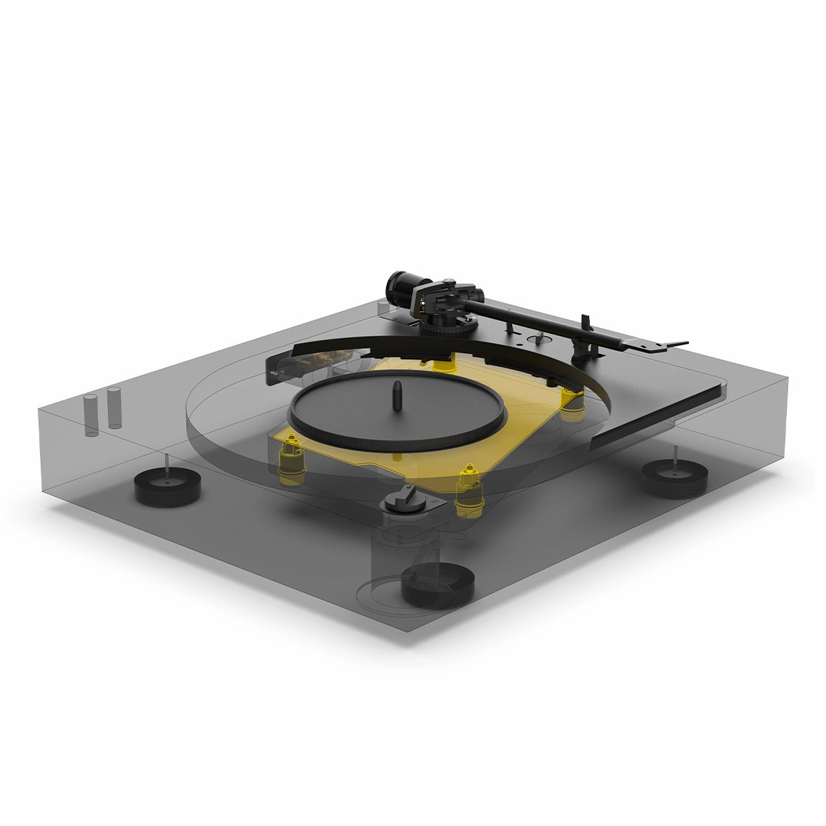 Pro-Ject A2 Fully Automatic Sub-Chassis Turntable with Sumiko Rainier Cartridge