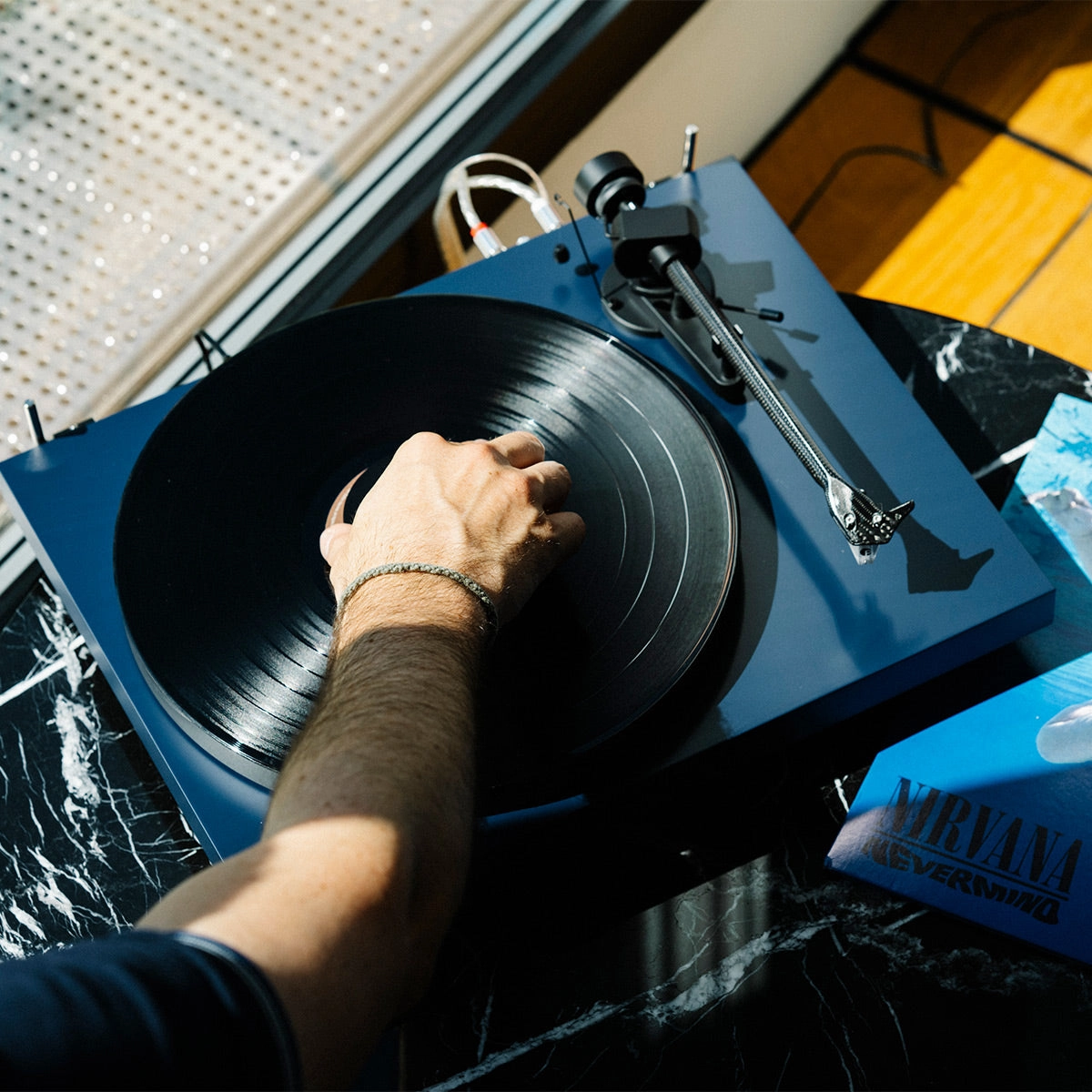 Pro-Ject Debut Evo 2 Turntable (Satin Blue)