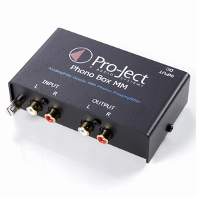 Pro-Ject Phono Box MM Phono Preamp With Line Output (Black) hi-fi class D amplifier,hi-fi class AB amplifier,hi-fi stereo kit for beginners
