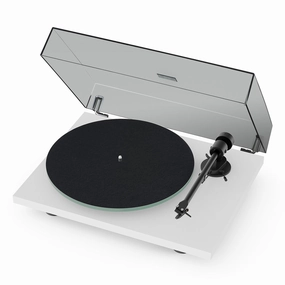 Pro-Ject T1 Evo BT Turntable with OM10 Cartridge (White) hi-fi class D amplifier,hi-fi class AB amplifier,hi-fi stereo kit for beginners