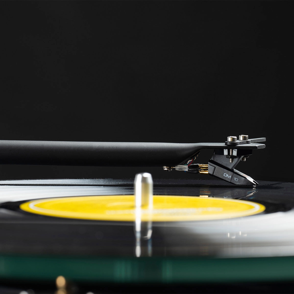 Pro-Ject T1 Evo Phono Turntable with OM10 Cartridge (Black)