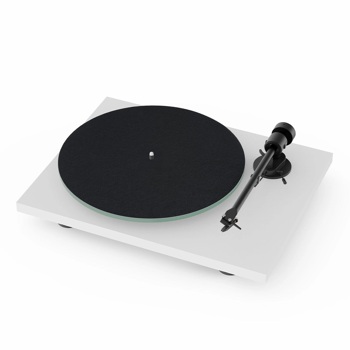Pro-Ject T1 Evo Phono Turntable with OM10 Cartridge (White)