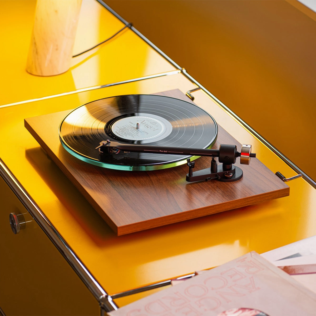 Pro-Ject T2 Turntable with Sumiko Rainier Cartridge (Satin Walnut)
