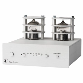 Pro-Ject Tube Box S2 Phono Preamplifier (Silver) hi-fi class D amplifier,hi-fi class AB amplifier,hi-fi stereo kit for beginners