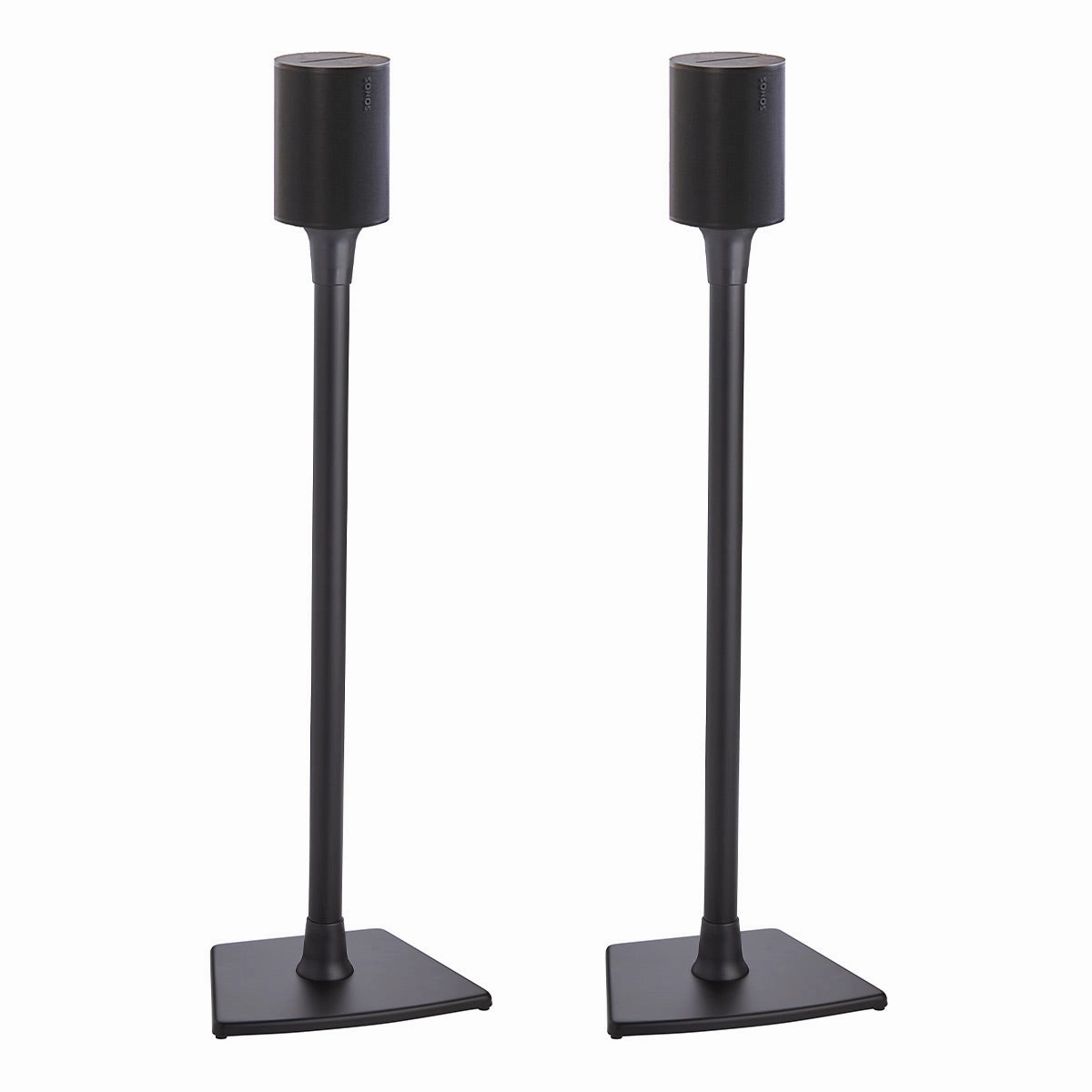 Sanus Fixed-Height Speaker Stands for Sonos Era 100 - Pair (Black)
