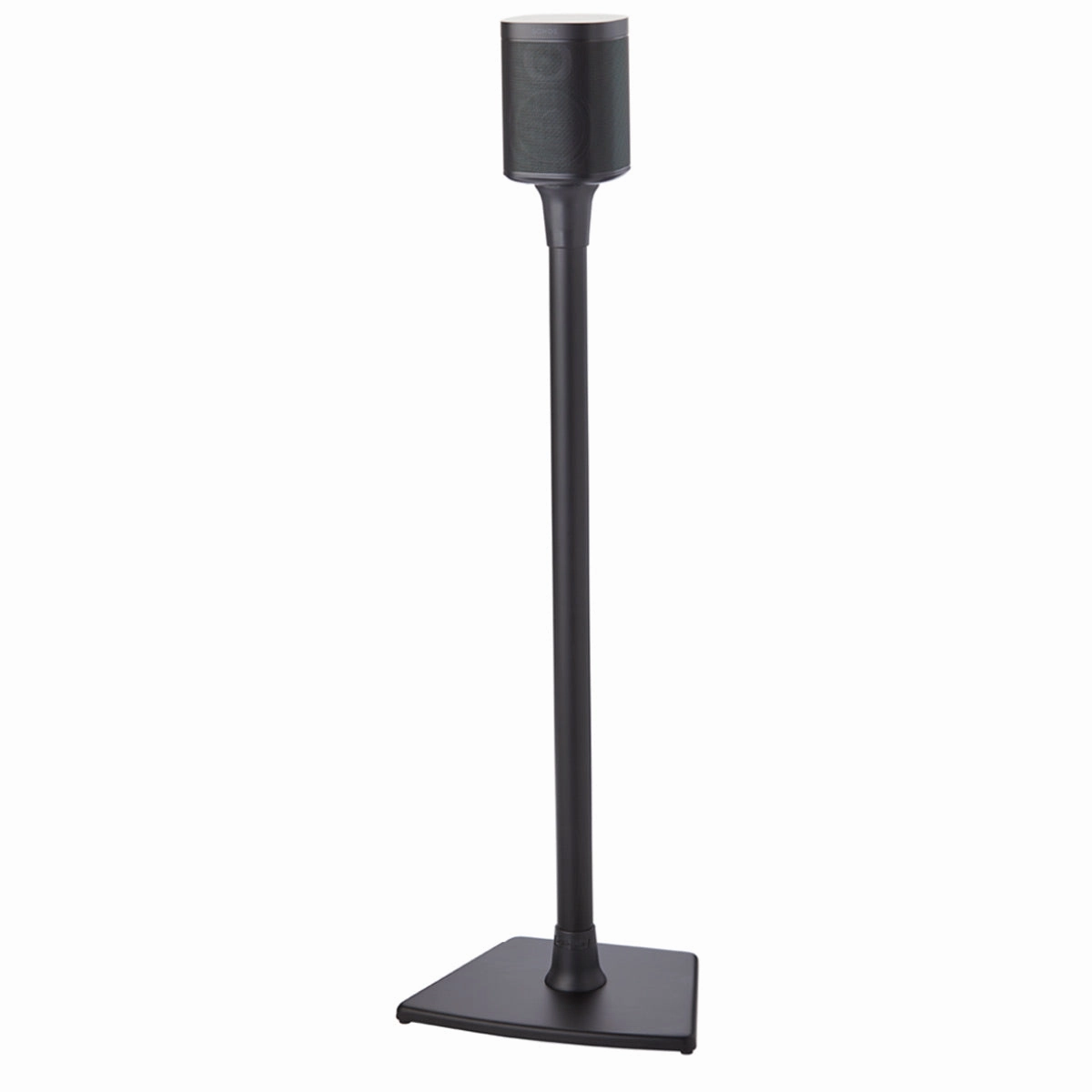 Sanus Fixed-Height Wireless Speaker Stands for Sonos ONE, PLAY:1, and PLAY:3 - Pair (Black)