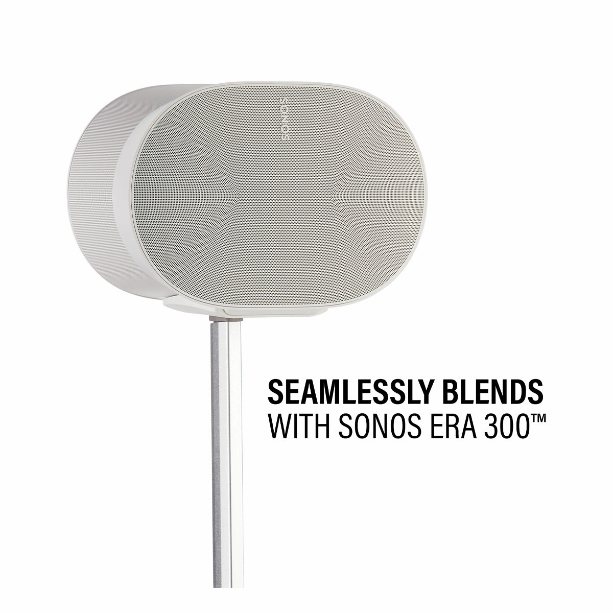 Sanus Height-Adjustable Speaker Stand for Sonos Era 300 - Each (White)