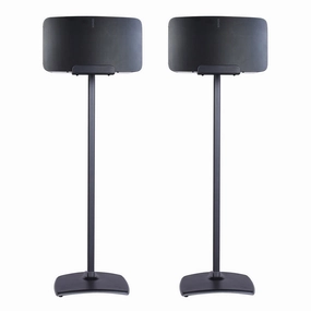 Sanus Wireless Speaker Stands Designed for Sonos Five and Play: 5 Speakers - Pair (Black)