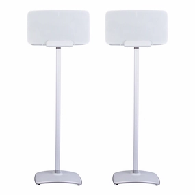 Sanus Wireless Speaker Stands Designed for Sonos Five and Play: 5 Speakers - Pair (White)